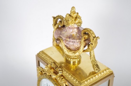 Napoléon III - Pendule en bronze et marbre vers 1880
