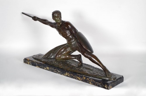 Sculpture Sculpture en Bronze - Demetre Chiparus (1886-1947) - Le lanceur de javelot