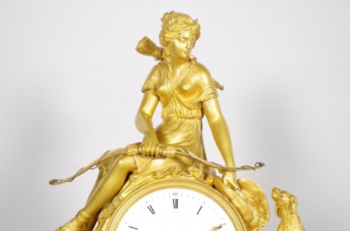 Pendule époque Directoire signée Dubuc l'ainé à Paris - Horlogerie Style Directoire