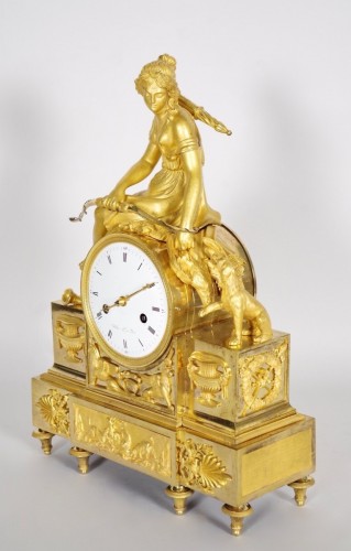 XVIIIe siècle - Pendule époque Directoire signée Dubuc l'ainé à Paris