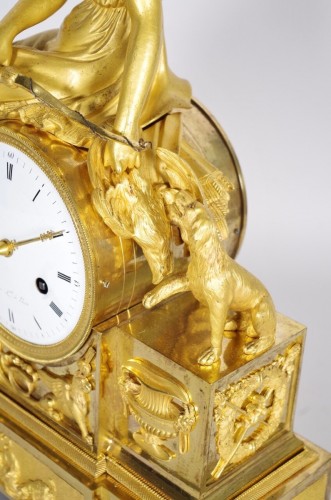 Pendule époque Directoire signée Dubuc l'ainé à Paris - Directoire