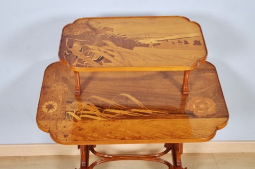 Émile Gallé - Table à thé - Mobilier Style Art nouveau