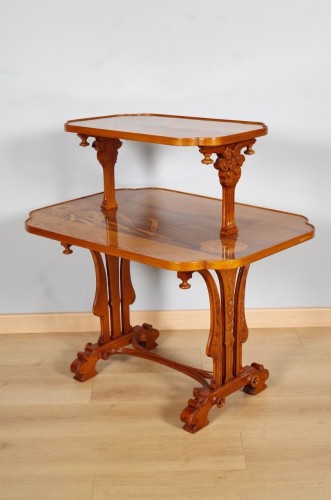 Antiquités - Émile Gallé - Table à thé