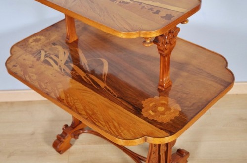 Antiquités - Émile Gallé - Table à thé