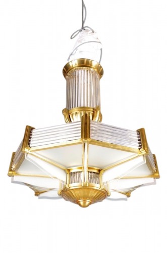 Henri Petitot (1914-1938) - Lustre Art déco