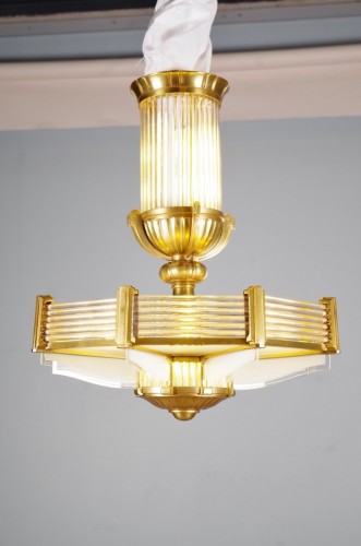 Henri Petitot (1914-1938) - Lustre Art déco - Luminaires Style Art Déco