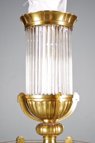 Henri Petitot (1914-1938) - Lustre Art déco - Antiquités Saint Jean