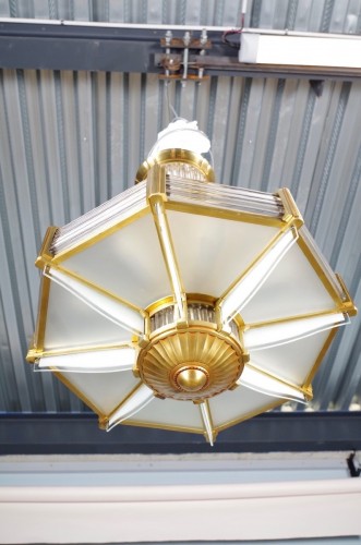 Antiquités - Henri Petitot (1914-1938) - Lustre Art déco