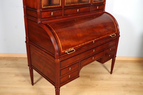 Antiquités - Bureau bibliothèque époque Louis XVI