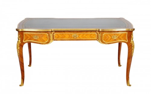 François Linke - Bureau plat de style Louis XV Vers 1880