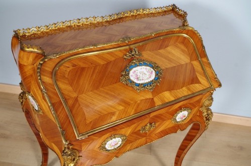 Antiquités - Bureau à pente Napoléon III