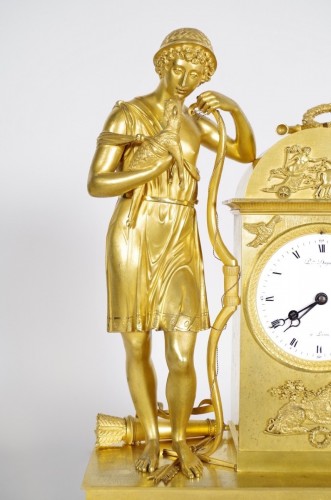 Pendule époque Empire signée Dupuis à Paris - Horlogerie Style Empire