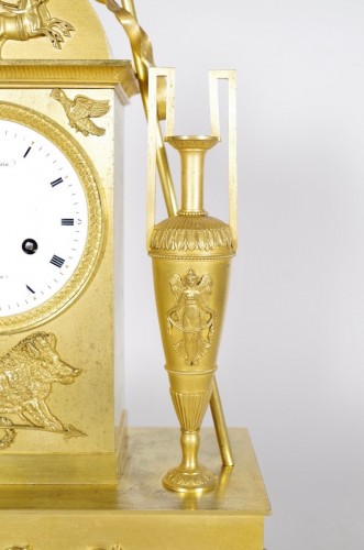 Pendule époque Empire signée Dupuis à Paris - Empire