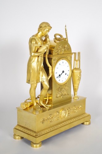 Antiquités - Pendule époque Empire signée Dupuis à Paris