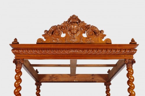 Honoré Dufin (1836-1893) - Lit à baldaquin néo-Renaissance - Mobilier Style Napoléon III