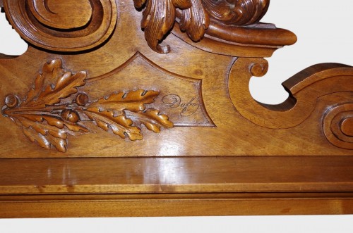 Honoré Dufin (1836-1893) - Lit à baldaquin néo-Renaissance - Napoléon III