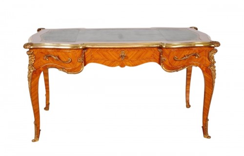 Bureau plat style Louis XV vers 1900