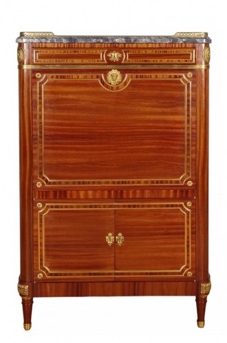 Jean-Henri Jansen (1854-1929) - Secrétaire style Louis XVI