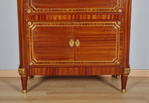Mobilier Bureau et Secrétaire - Jean-Henri Jansen (1854-1929) - Secrétaire style Louis XVI