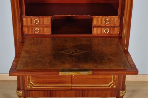 XIXe siècle - Jean-Henri Jansen (1854-1929) - Secrétaire style Louis XVI