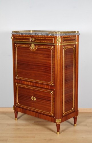 Napoléon III - Jean-Henri Jansen (1854-1929) - Secrétaire style Louis XVI