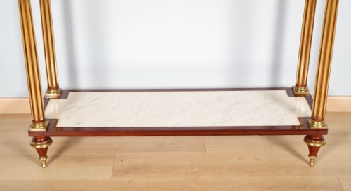 Console époque Louis XVI estampillée Gamichon à Paris - Mobilier Style Louis XVI