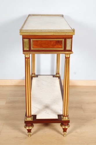 Antiquités - Console époque Louis XVI estampillée Gamichon à Paris