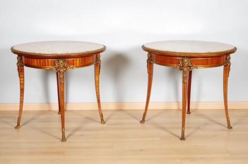 Christian Krass (1868-1957) - Paire de guéridons vers 1910 - Mobilier Style 