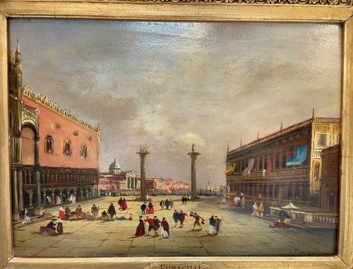 Antiquités - Silvio Fumagalli, La place saint-marc et le rialto