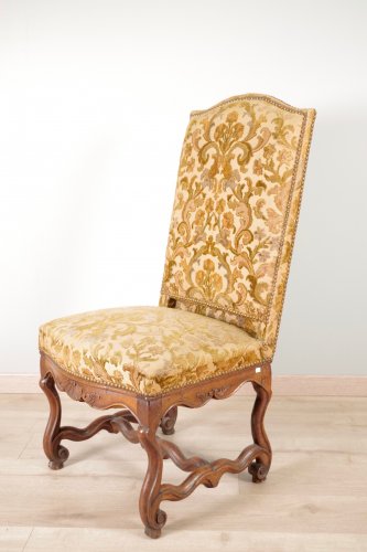 Antiquités - Paire de chaises Louis XIV