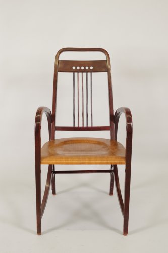 Sièges Fauteuil & Bergère - Joseph HOFFMANN (1878 - 1957) pour THONET - Paire de fauteuils
