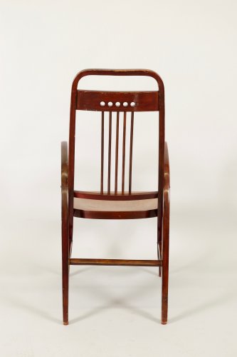  - Joseph HOFFMANN (1878 - 1957) pour THONET - Paire de fauteuils