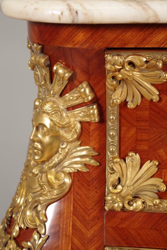 Antiquités - Commode époque Napoléon III style Régence