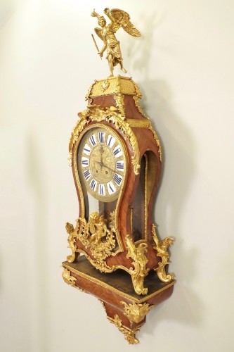 Grand cartel d'applique fin XIXe - Horlogerie Style Napoléon III