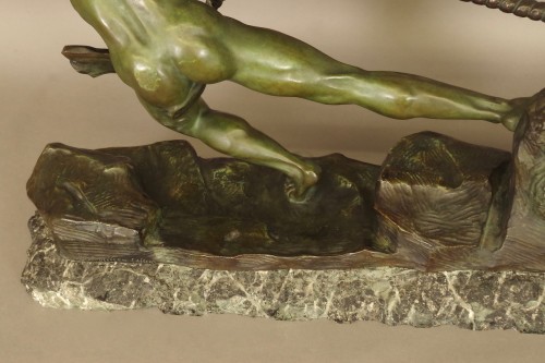 Antiquités - Bronze Art-déco - Alexandre Ouline (1918-1940)