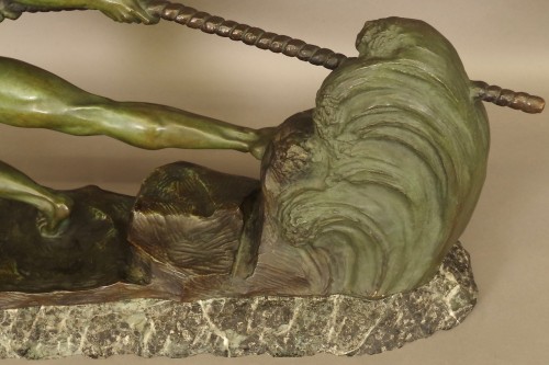 Antiquités - Bronze Art-déco - Alexandre Ouline (1918-1940)