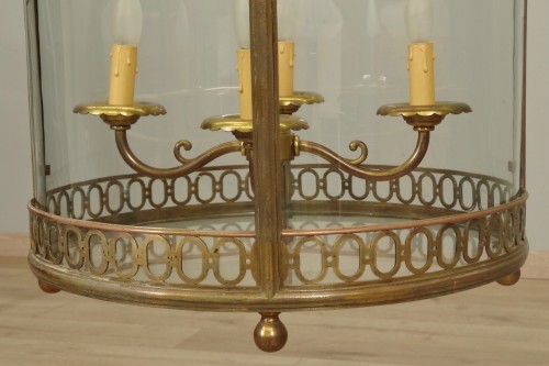  - Lanterne  vestibule en bronze doré fin 19e siècle
