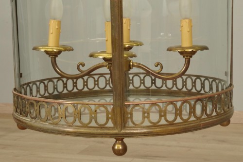  - Lanterne  vestibule en bronze doré fin 19e siècle