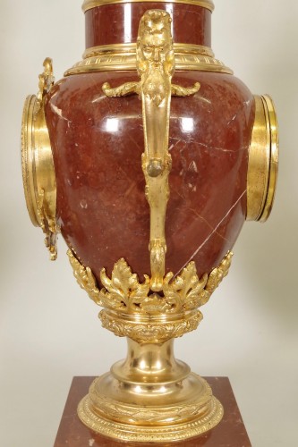 Antiquités - Garniture de cheminée Napoléon III