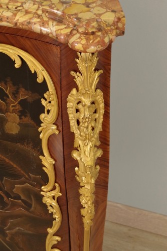 19th century Corner cabinet stamped Millet - Napoléon III