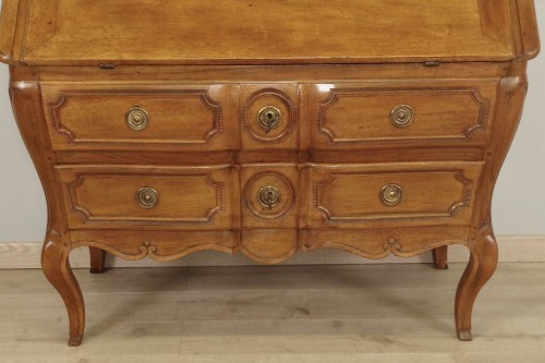 Antiquités - Commode Scriban Louis XV