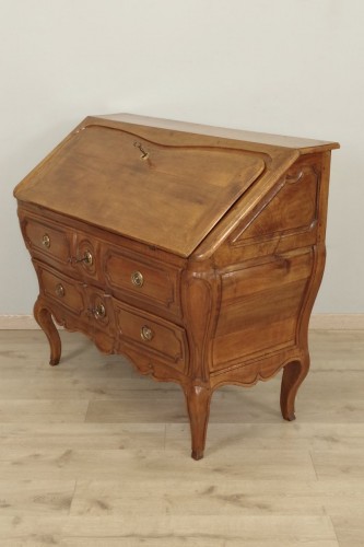 Antiquités - Commode Scriban Louis XV