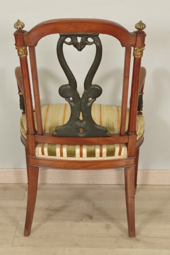 Ensemble de fauteuils et Chaises style Empire - Napoléon III