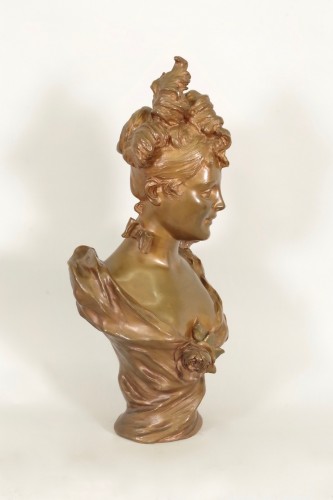 Victor L. Bruyneel - Élégante Belle Epoque - Sculpture Style Napoléon III
