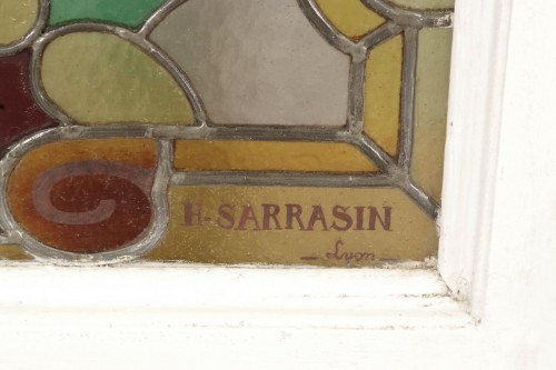 Antiquités - Vitraux Signés H.Paquier-Sarrasin à Lyon