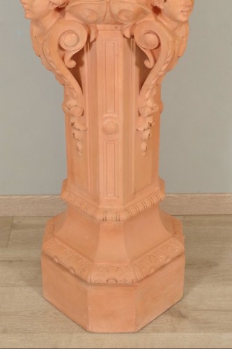 Antiquités - Column and its planter, Napoleon III