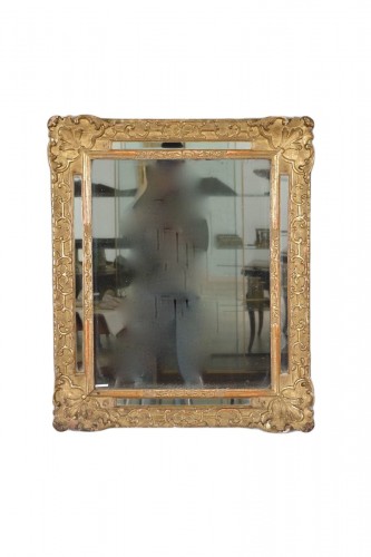 Miroir Régence en bois doré