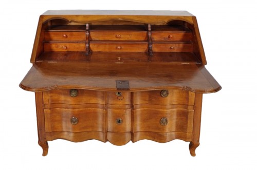 Louis XV scriban chest of drawers