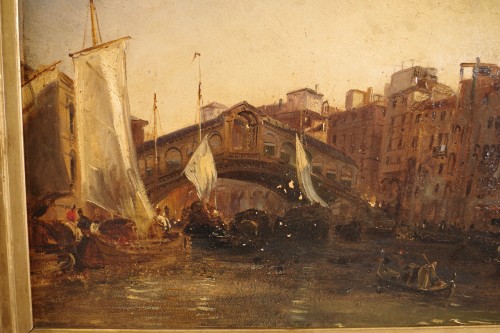 XIXe siècle - Théodore GUDIN (1802-1880) - Le Pont Du Rialto