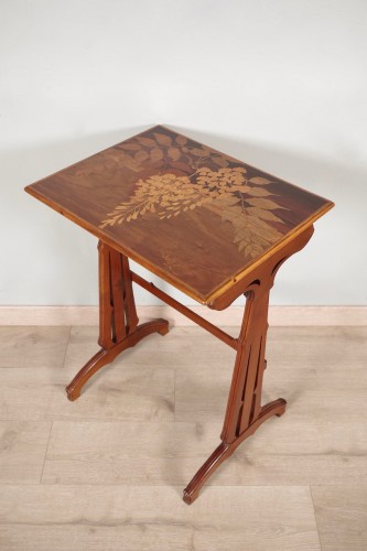 Art nouveau - Tables gigognes Art-Nouveau signées Gallé